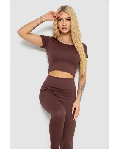 Костюм жіночий в рубчик 221R3609