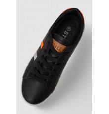Кеды женские 248R100Черно-оранжевый