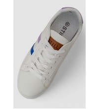 Кеды женские 248R100Бело-сиреневый