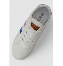 Кеды женские 248R100Бело-сиреневый