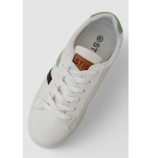 Кеды женские 248R100Бело-зеленый
