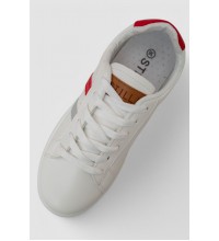 Кеды женские 248R100Бело-красный