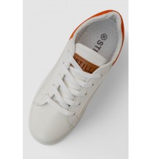 Кеды женские 248R115-U-7 -уценкаБело-оранжевый