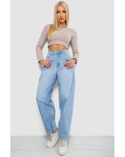 Джинси жіночі MOM 255RM571Блакитний