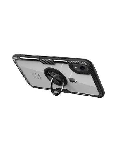 Чохол Deen CrystalRing for Magnet (opp) для Apple iPhone XR (6.1") Безбарвний / Чорний Чохол Deen CrystalRing for Magnet (opp) для Apple iPhone XR (6.1") Безбарвний / Чорний