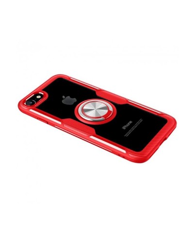 Чохол Deen CrystalRing for Magnet (opp) для Apple iPhone 7/8/SE (4.7") Безбарвний / Червоний Чохол Deen CrystalRing for Magnet (opp) для Apple iPhone 7/8/SE (4.7") Безбарвний / Червоний