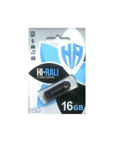 USB Flash Drive 16 Gb HI-RALI Shuttle Black (HI-16GBSHBK)
