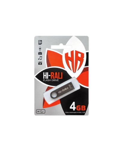 USB Flash Drive 4 Gb HI-RALI Shuttle Black (HI-4GBSHBK) USB Flash Drive 4 Gb HI-RALI Shuttle Black (HI-4GBSHBK)