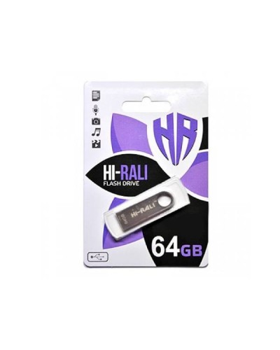 USB Flash Drive 64 Gb HI-RALI Shuttle Silver (HI-64GBSHSL) USB Flash Drive 64 Gb HI-RALI Shuttle Silver (HI-64GBSHSL)