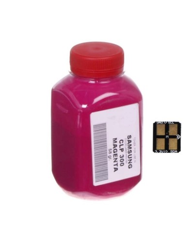 Тонер + чип SAMSUNG CLP-310 Magenta 45г (АНК, 1502406), 3707909000 Тонер + чип SAMSUNG CLP-310 Magenta 45г (АНК, 1502406), 3707909000