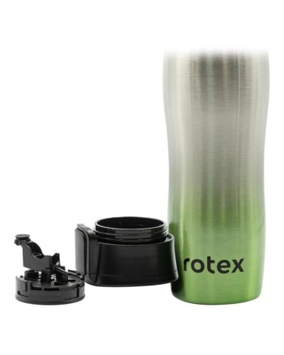 Термокухоль Rotex RCTB-309/3-450, 450 мл, нержавіюча сталь, зелений/хром Термокухоль Rotex RCTB-309/3-450, 450 мл, нержавіюча сталь, зелений/хром