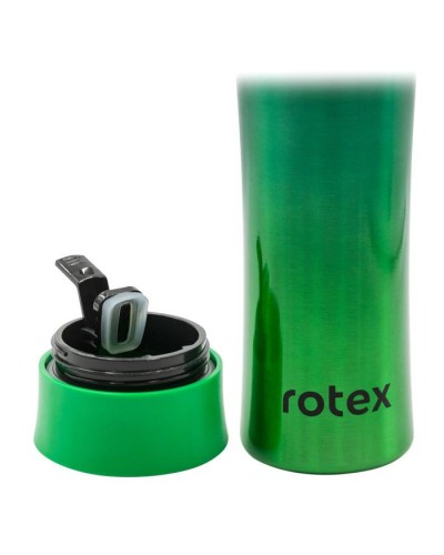 Термокухоль Rotex RCTB-312/3-450, 450мл, нержавіюча сталь, зелений перламутр Термокухоль Rotex RCTB-312/3-450, 450мл, нержавіюча сталь, зелений перламутр