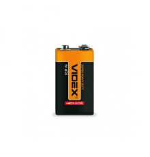Батарейка 6F22 сольова Videx, 9V (Крона) 1pcs SHRINK