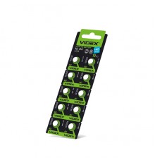 Батарейка AG 3 Videx LR41, блістер 10 шт