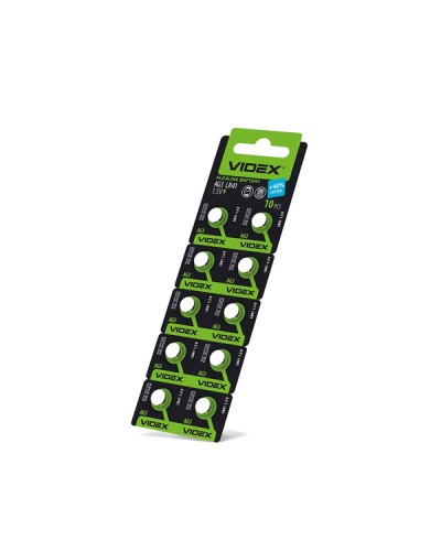 Батарейка AG 3 Videx LR41, блістер 10 шт Батарейка AG 3 Videx LR41, блістер 10 шт