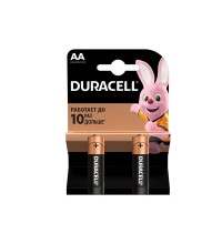 Батарейка LR6 лужна Duracell, 2 шт. блістер	(LR06/MN1500)