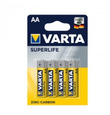 Батарейка R6 сольова Varta SUPERLIFE, АА (блистер на 4 шт.2006)