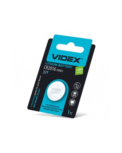 Батарейка CR2016 Videx 3V Батарейка CR2016 Videx 3V