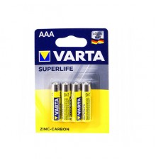 Батарейка R3 сольова Varta SUPERLIFE, тип АAА (блістер на 4 шт.2003)