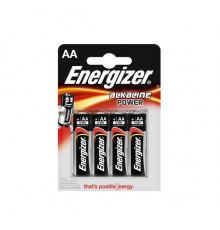 Батарейка LR6 лужна Energizer Power AA / LR06 4шт блістер