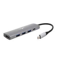 Хаб-юсб Type-C Frime 5-в-1 3*USB3.0, PD, HDMI Space Grey (FH-5in1.312HP)