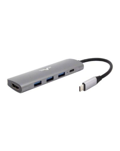 Хаб-юсб Type-C Frime 5-в-1 3*USB3.0, PD, HDMI Space Grey (FH-5in1.312HP) Хаб-юсб Type-C Frime 5-в-1 3*USB3.0, PD, HDMI Space Grey (FH-5in1.312HP)