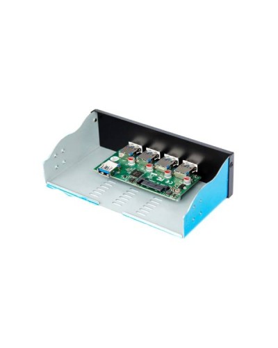 Внутнішній 5.25" USB-хаб Frime USB 3.1 4 x type A VL820 Black (ECF-FP4xTA.53) Внутнішній 5.25" USB-хаб Frime USB 3.1 4 x type A VL820 Black (ECF-FP4xTA.53)