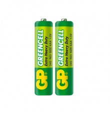 Батарейка R3 сольова GP GreenCell AAA/R3 2шт(24G/R03)