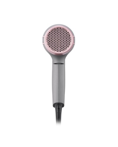 Фен Ardesto HD-R350PT Pink Touch, 1700Вт, 2 швидкості, складна ручка, сірий/рожевий