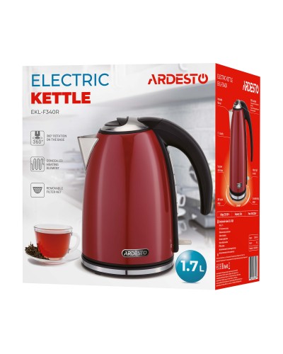 Электрочайник Ardesto EKL-F340R Электрочайник Ardesto EKL-F340R