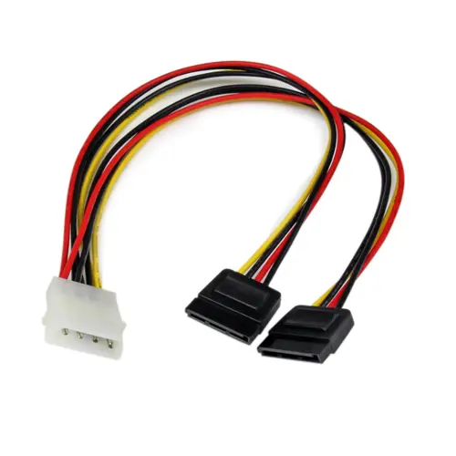 Перехідник живлення ATCOM MOLEX to 2SATA (16148) 0.2 м
