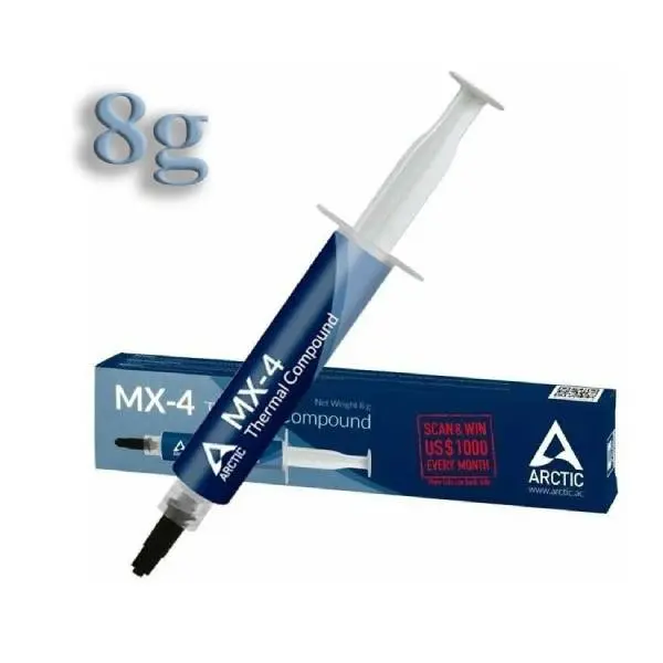Термопаста Arctic MX-4 8г, 8,5Вт/(m*K)