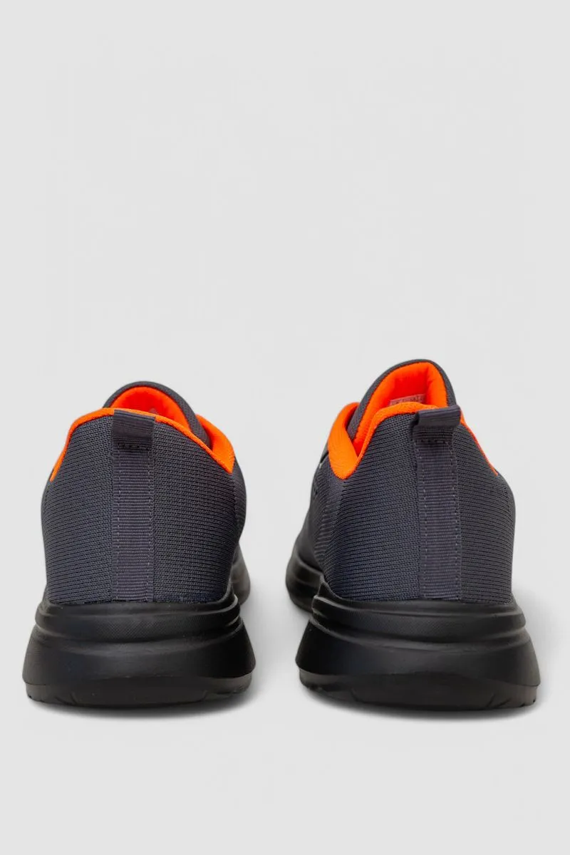 Кросівки чоловічі демісезонні, колір сіро-помаранчевий, 244RF717