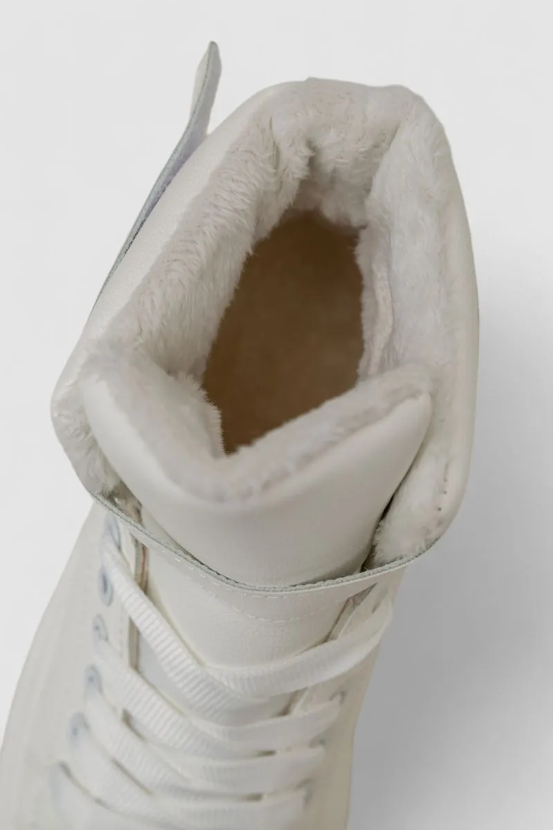 Черевики зимові жіночі на хутрі, колір білий, 248RA2251